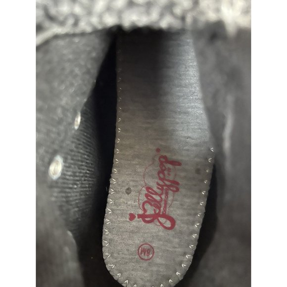 Jellypop Antarctic Sneaker Booties 8M Color Charcoal Fe - Picture 6 of 12